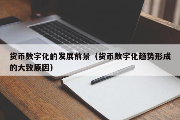 货币数字化的发展前景(货币数字化趋势形成的大致原因)
